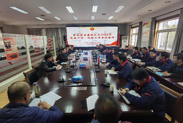 公司召開會議傳達(dá)集團(tuán)公司黨建工作、紀(jì)檢工作會議精神