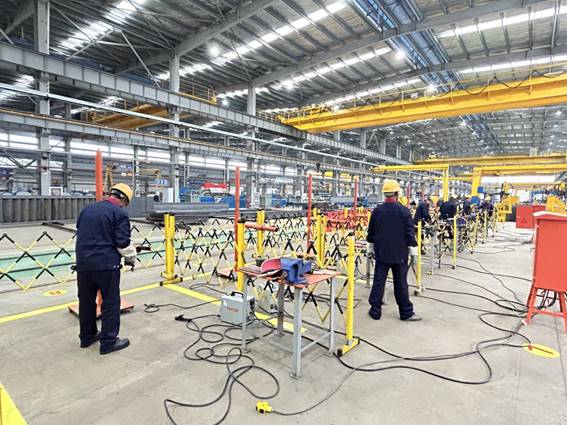 公司舉辦電焊工、電工技術(shù)比武
